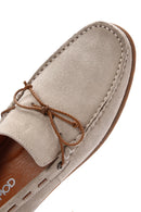 Erkek Bej Süet Deri Casual Loafer | Derimod Erkek Bej Süet Deri Casual Loafer | Derimod
