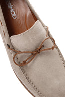 Erkek Bej Süet Deri Casual Loafer | Derimod Erkek Bej Süet Deri Casual Loafer | Derimod