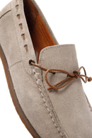 Erkek Bej Süet Deri Casual Loafer | Derimod Erkek Bej Süet Deri Casual Loafer | Derimod
