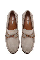 Erkek Bej Süet Deri Casual Loafer | Derimod Erkek Bej Süet Deri Casual Loafer | Derimod