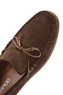 Erkek Kahverengi Süet Deri Casual Loafer | Derimod Erkek Kahverengi Süet Deri Casual Loafer | Derimod