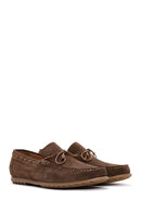 Erkek Kahverengi Süet Deri Casual Loafer | Derimod Erkek Kahverengi Süet Deri Casual Loafer | Derimod
