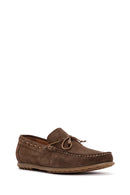 Erkek Kahverengi Süet Deri Casual Loafer | Derimod Erkek Kahverengi Süet Deri Casual Loafer | Derimod