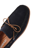 Erkek Lacivert Süet Deri Casual Loafer | Derimod Erkek Lacivert Süet Deri Casual Loafer | Derimod
