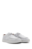 Men's Gray Lace-up Suede Leather Casual Shoes | Derimod Men's Gray Lace-up Suede Leather Casual Shoes | Derimod