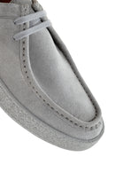 Men's Gray Lace-up Suede Leather Casual Shoes | Derimod Men's Gray Lace-up Suede Leather Casual Shoes | Derimod