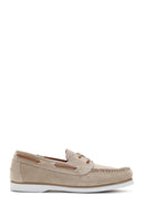 Men's Beige Suede Leather Casual Shoes | Derimod Men's Beige Suede Leather Casual Shoes | Derimod