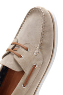 Men's Beige Suede Leather Casual Shoes | Derimod Men's Beige Suede Leather Casual Shoes | Derimod