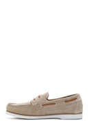 Men's Beige Suede Leather Casual Shoes | Derimod Men's Beige Suede Leather Casual Shoes | Derimod