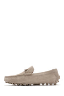 Derimod Fly Men's Beige Suede Leather Loafer | Derimod Derimod Fly Men's Beige Suede Leather Loafer | Derimod