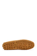 Derimod Fly Men's Yellow Suede Leather Loafer | Derimod Derimod Fly Men's Yellow Suede Leather Loafer | Derimod