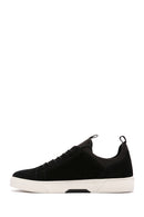 Derimod Fly Erkek Siyah Bağcıklı Süet Deri Sneaker | Derimod Derimod Fly Erkek Siyah Bağcıklı Süet Deri Sneaker | Derimod