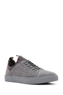 Derimod Fly Erkek Gri Bağcıklı Süet Deri Sneaker | Derimod Derimod Fly Erkek Gri Bağcıklı Süet Deri Sneaker | Derimod