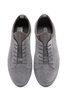 Derimod Fly Erkek Gri Bağcıklı Süet Deri Sneaker | Derimod Derimod Fly Erkek Gri Bağcıklı Süet Deri Sneaker | Derimod