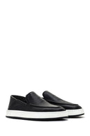 Erkek Siyah Deri Casual Loafer | Derimod Erkek Siyah Deri Casual Loafer | Derimod