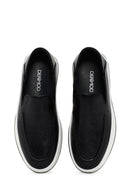 Erkek Siyah Deri Casual Loafer | Derimod Erkek Siyah Deri Casual Loafer | Derimod