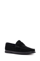 Derimod Fly Erkek Siyah Süet Deri Casual Loafer | Derimod Derimod Fly Erkek Siyah Süet Deri Casual Loafer | Derimod