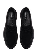 Derimod Fly Erkek Siyah Süet Deri Casual Loafer | Derimod Derimod Fly Erkek Siyah Süet Deri Casual Loafer | Derimod