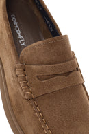 Derimod Fly Erkek Vizon Süet Deri Casual Loafer | Derimod Derimod Fly Erkek Vizon Süet Deri Casual Loafer | Derimod