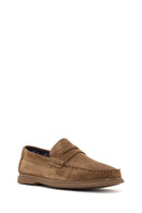 Derimod Fly Erkek Vizon Süet Deri Casual Loafer | Derimod Derimod Fly Erkek Vizon Süet Deri Casual Loafer | Derimod