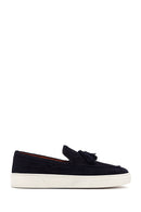 Derimod Fly Erkek Lacivert Süet Deri Casual Loafer | Derimod Derimod Fly Erkek Lacivert Süet Deri Casual Loafer | Derimod