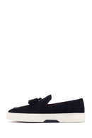 Derimod Fly Erkek Lacivert Süet Deri Casual Loafer | Derimod Derimod Fly Erkek Lacivert Süet Deri Casual Loafer | Derimod