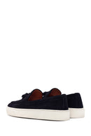 Derimod Fly Erkek Lacivert Süet Deri Casual Loafer | Derimod Derimod Fly Erkek Lacivert Süet Deri Casual Loafer | Derimod
