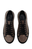Erkek Vizon Bağcıklı Süet Deri Sneaker | Derimod Erkek Vizon Bağcıklı Süet Deri Sneaker | Derimod