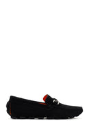 Erkek Siyah Süet Deri Loafer | Derimod Erkek Siyah Süet Deri Loafer | Derimod