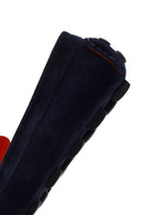 Erkek Lacivert Süet Deri Loafer | Derimod Erkek Lacivert Süet Deri Loafer | Derimod