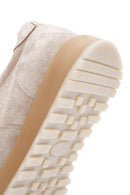 Erkek Bej Bağcıklı Süet Deri Casual Sneaker | Derimod Erkek Bej Bağcıklı Süet Deri Casual Sneaker | Derimod