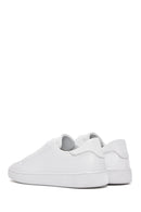 Men's White Lace-Up Leather Sneaker | Derimod Men's White Lace-Up Leather Sneaker | Derimod