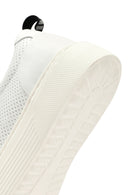 Erkek Beyaz Bağcıklı Deri Sneaker | Derimod Erkek Beyaz Bağcıklı Deri Sneaker | Derimod