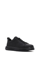 Men's Black Lace-up Leather Sneaker | Derimod Men's Black Lace-up Leather Sneaker | Derimod
