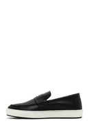Erkek Siyah Deri Casual Loafer | Derimod Erkek Siyah Deri Casual Loafer | Derimod