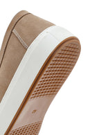 Erkek Kum Nubuk Deri Casual Loafer | Derimod Erkek Kum Nubuk Deri Casual Loafer | Derimod