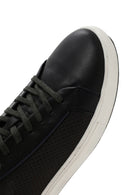Erkek Yeşil Bağcıklı Deri Sneaker | Derimod Erkek Yeşil Bağcıklı Deri Sneaker | Derimod