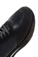 Erkek Gri Bağcıklı Kalın Tabanlı Deri Casual Sneaker | Derimod Erkek Gri Bağcıklı Kalın Tabanlı Deri Casual Sneaker | Derimod