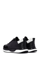 Erkek Siyah Bağcıklı Deri Casual Sneaker | Derimod Erkek Siyah Bağcıklı Deri Casual Sneaker | Derimod
