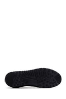 Erkek Siyah Bağcıklı Deri Sneaker | Derimod Erkek Siyah Bağcıklı Deri Sneaker | Derimod