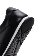 Erkek Siyah Bağcıklı Deri Sneaker | Derimod Erkek Siyah Bağcıklı Deri Sneaker | Derimod