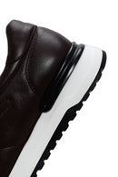 Erkek Kahverengi Kalın Tabanlı Deri Sneaker | Derimod Erkek Kahverengi Kalın Tabanlı Deri Sneaker | Derimod