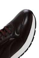 Erkek Kahverengi Kalın Tabanlı Deri Sneaker | Derimod Erkek Kahverengi Kalın Tabanlı Deri Sneaker | Derimod