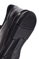 Erkek Siyah Bağcıklı Deri Sneaker | Derimod Erkek Siyah Bağcıklı Deri Sneaker | Derimod