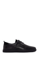 Derimod Fly Men's Black Lace-Up Leather Casual Shoes | Derimod Derimod Fly Men's Black Lace-Up Leather Casual Shoes | Derimod