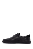 Derimod Fly Men's Black Lace-Up Leather Casual Shoes | Derimod Derimod Fly Men's Black Lace-Up Leather Casual Shoes | Derimod