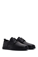 Derimod Fly Men's Black Lace-Up Leather Casual Shoes | Derimod Derimod Fly Men's Black Lace-Up Leather Casual Shoes | Derimod