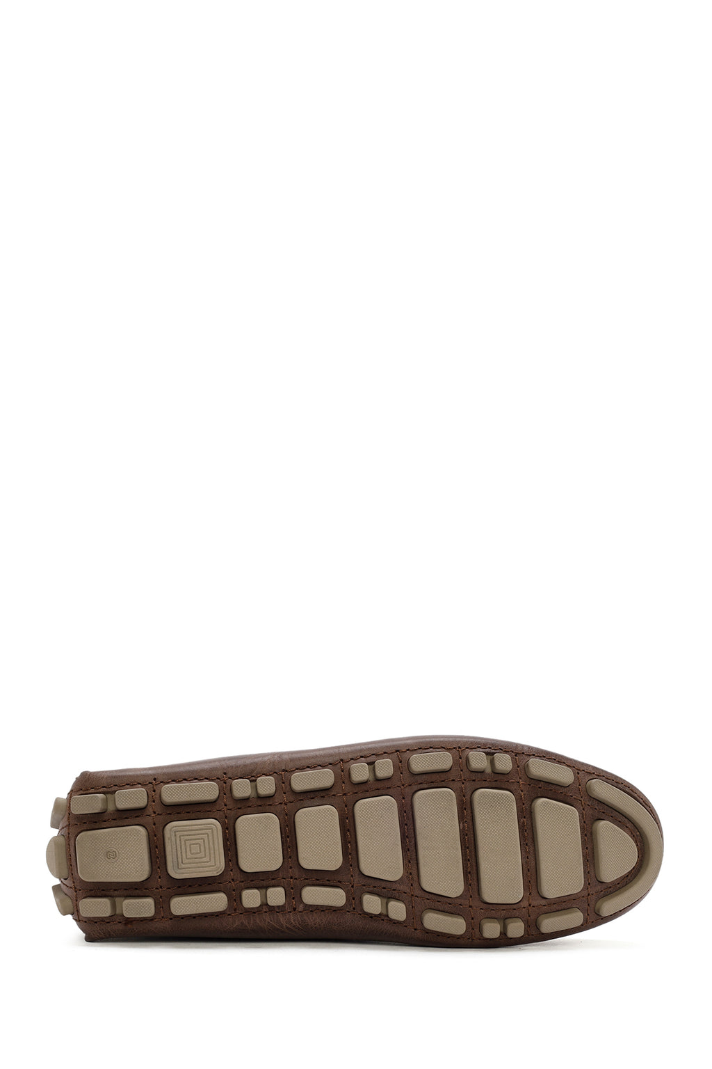 Erkek Kahverengi Deri Comfort Loafer