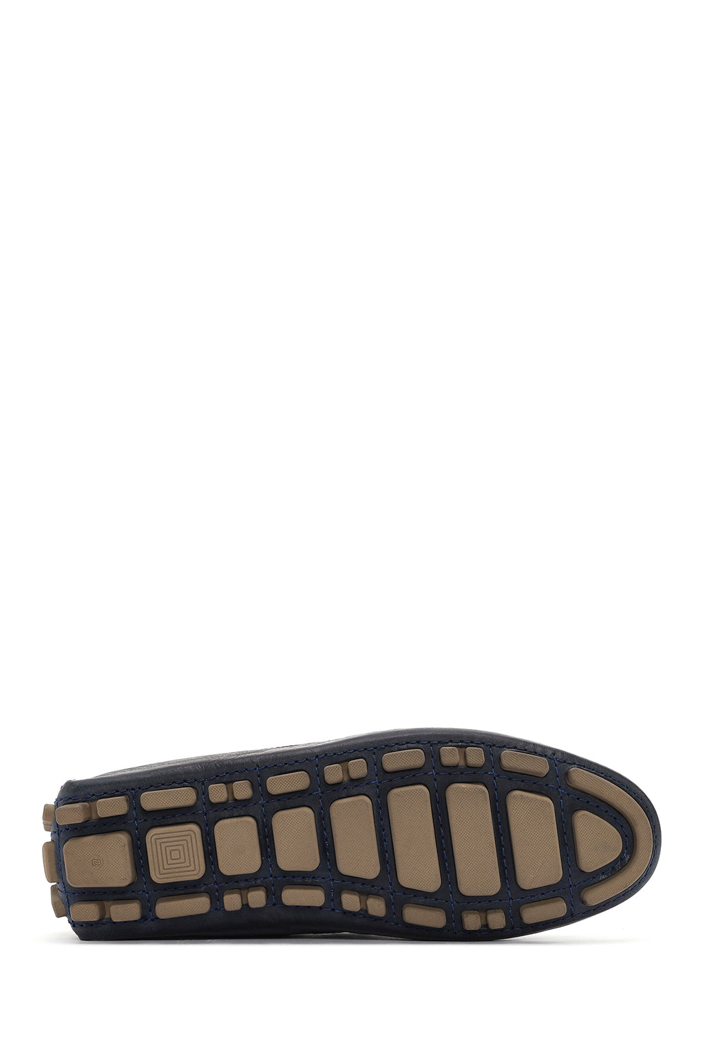 Erkek Lacivert Deri Comfort Loafer