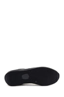 Erkek Siyah Bağcıklı Deri Casual Sneaker | Derimod Erkek Siyah Bağcıklı Deri Casual Sneaker | Derimod